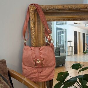 B. Makowsky Coral leather Bag